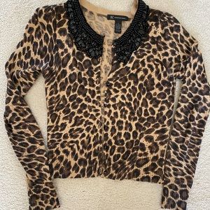 Leopard cardigan